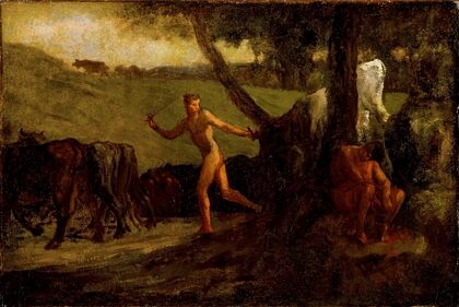 Study For ‘mercury Leading The Cows of Argus To Water’