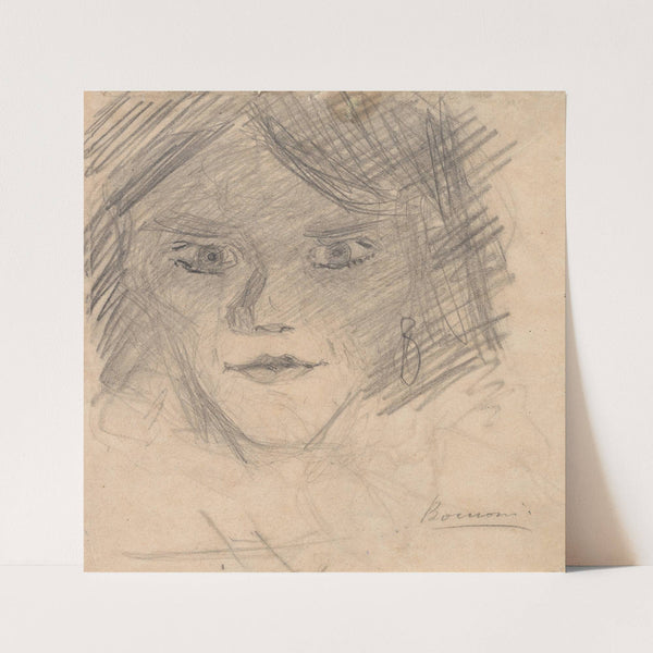 Study for ‘Modern Idol’ by Umberto Boccioni