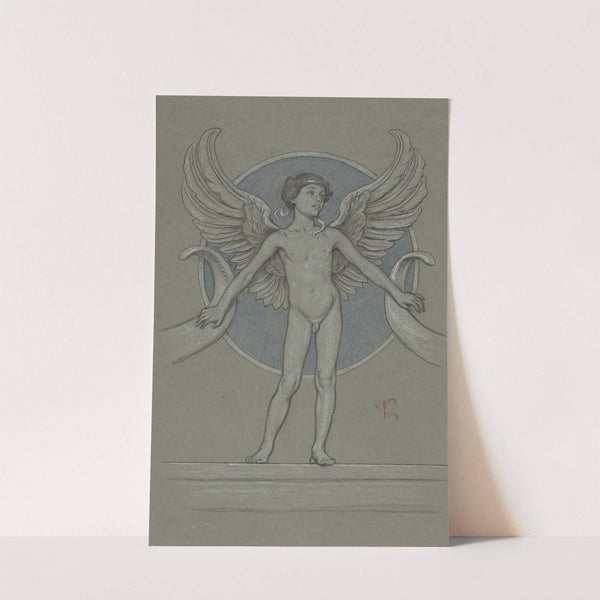 Study for 'Music' by Elihu Vedder