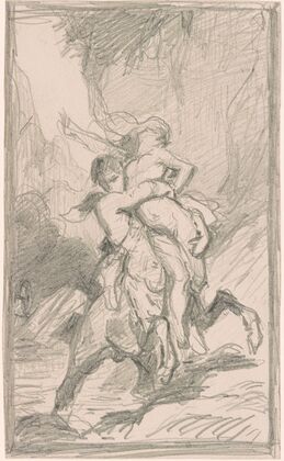 Study for Nessus abducting Dejanire (1872-1873)