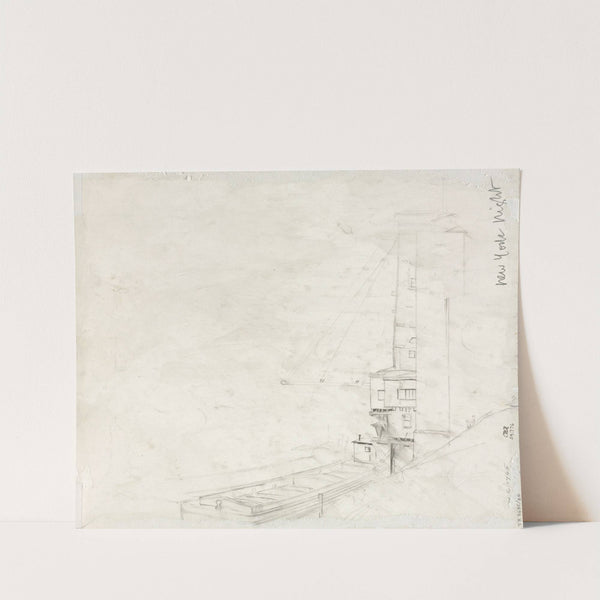 Study for New York Night (c. 1920–40) by Muirhead Bone