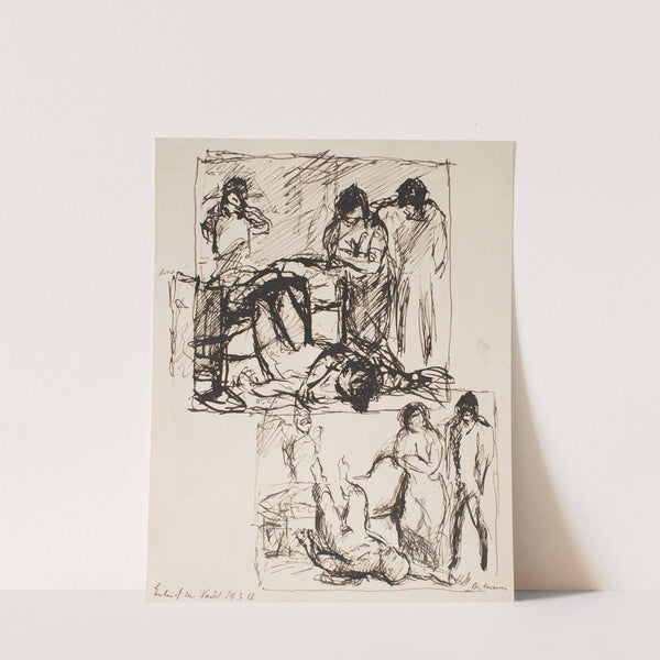 Study for Night ‘1912 by Max Beckmann