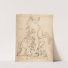 Study for one of the 'Chevaux de Marly' by Guillaume Coustou the Elder