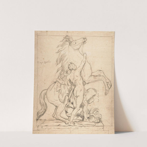 Study for one of the 'Chevaux de Marly' by Guillaume Coustou the Elder