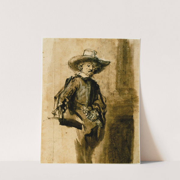 Study for one of the Syndics, Volckert Jansz. by Rembrandt van Rijn