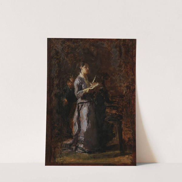 Study for 'Pathetic Song' by Thomas Eakins