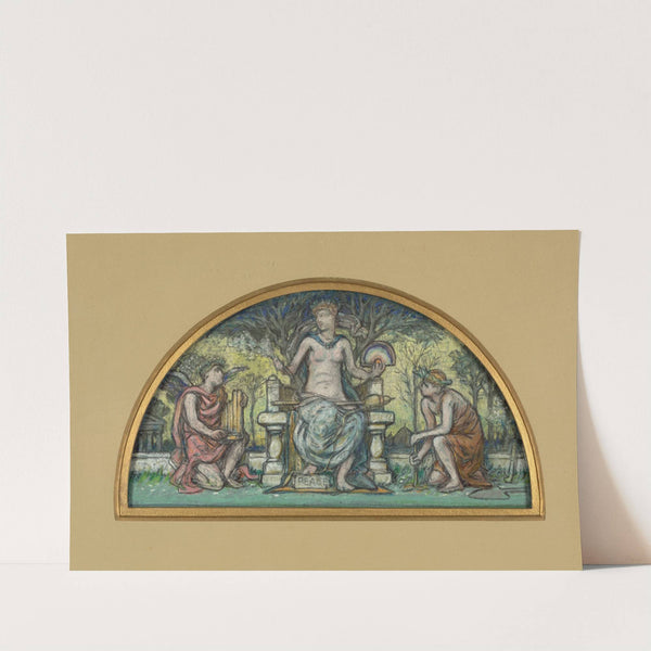 Study for Peace and prosperity (1895) by Elihu Vedder