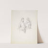 Study for 'Petites causes celebres, No. 37'('C’est une Faussete') by Paul Gavarni