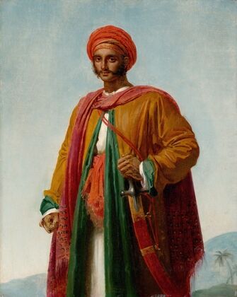 Study for ‘Portrait of an Indian’