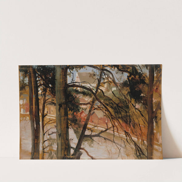 Study for Porvoo from Näsinmäki Hill (1898) by Albert Edelfelt