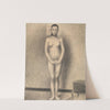Study for ‘Poseuses’ (1886-87) by Georges Seurat