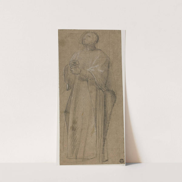 Study for Priest Bearing Crozier by Eustache Le Sueur