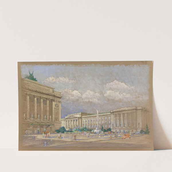 Study for Proposed Music and Arts Center, New York, NY by Anonymous