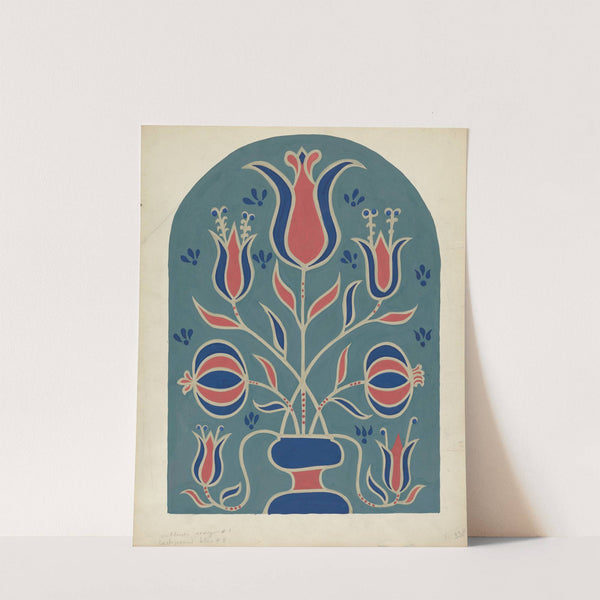 Study for Proposed Portfolio Decorated Chests of Rural Pennsylvania by American 20th Century