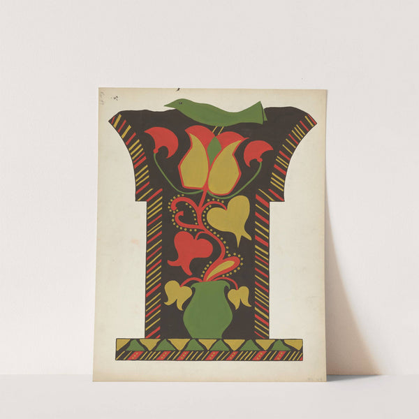 Study for Proposed Portfolio Decorated Chests of Rural Pennsylvania by American 20th Century