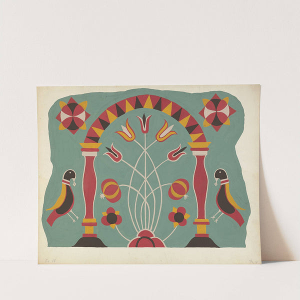 Study for Proposed Portfolio Decorated Chests of Rural Pennsylvania by American 20th Century
