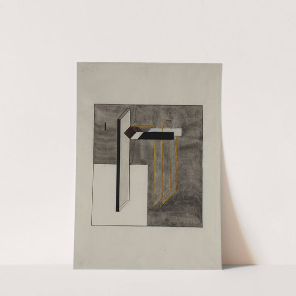 Study for Proun 4B by El Lissitzky