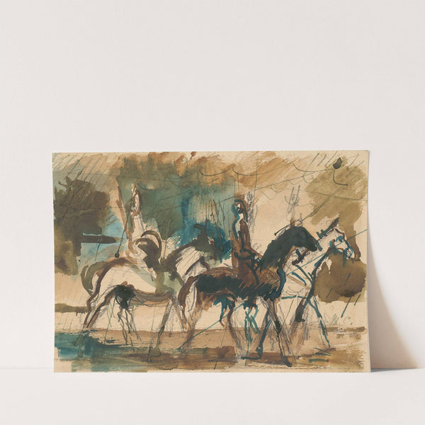 Study for Riders by Cyprián Majerník