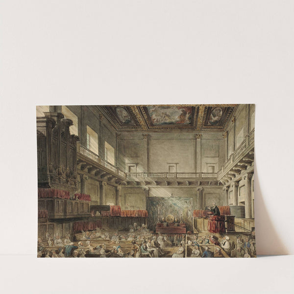 Study for Royal Chapel, Whitehall, in Micocosm of London (1807–10) by Augustus Charles Pugin