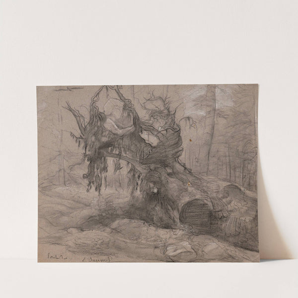 Study for ‘Sans Dieu’ from ‘Le Poème de l’âme’ by Louis Janmot