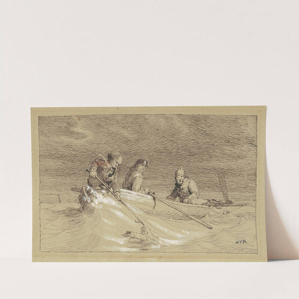 Study for 'Shad Fishing' by William Tylee Ranney