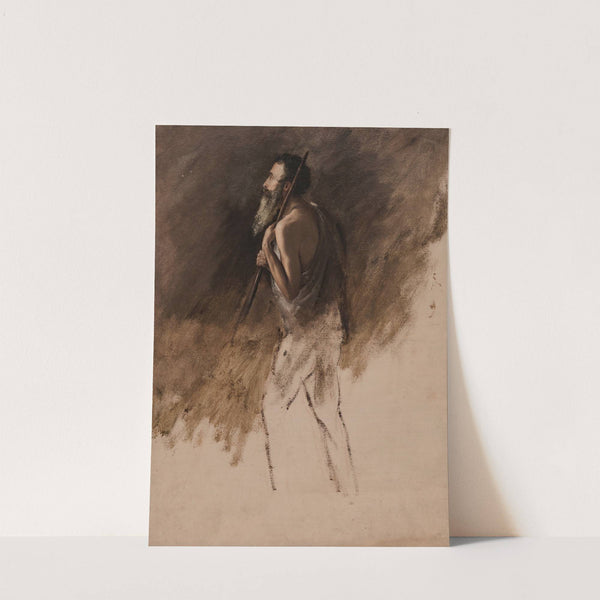 Study for Standing Shepherd by Thomas Cole