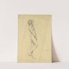 Study for statuette held by figure of Sculpture (1896) by Kenyon Cox