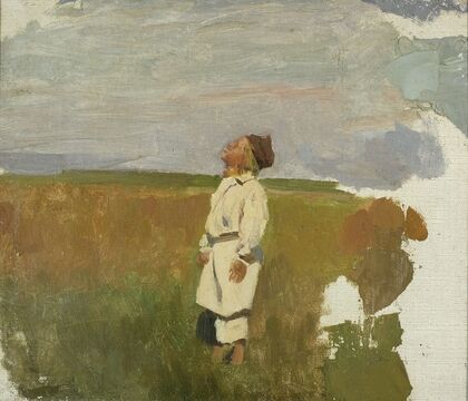 Study for “Storks” – Shepherd boy