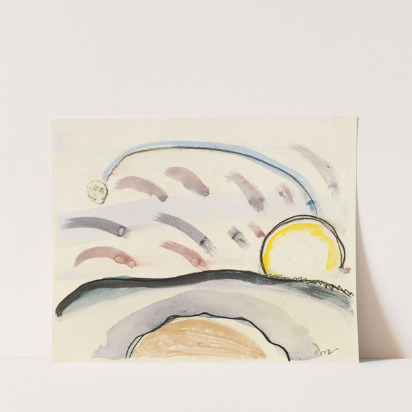 Study for ‘Sun and Moon’ by Arthur Dove