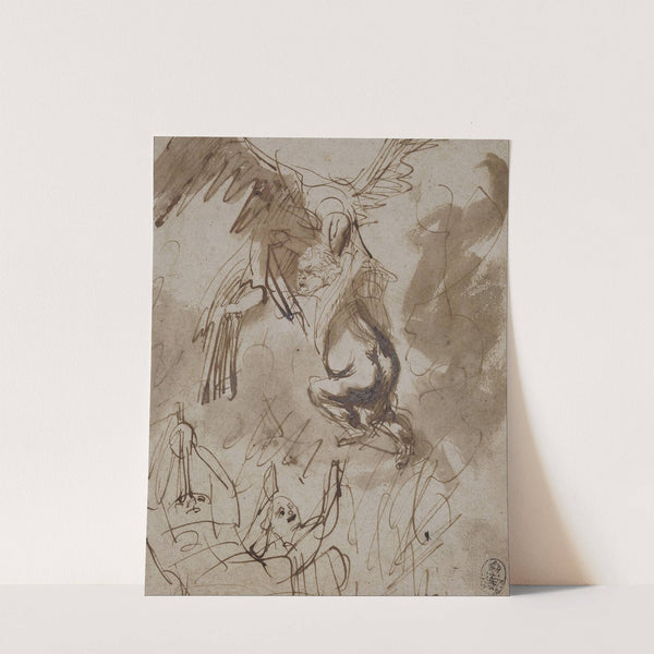 Study for The Abduction of Ganymede by Rembrandt van Rijn