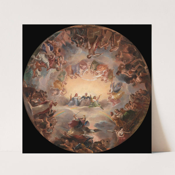 Study for the Apotheosis of Washington in the Rotunda of the United States Capitol Building (ca. 1859-1862) by Constantino Brumidi