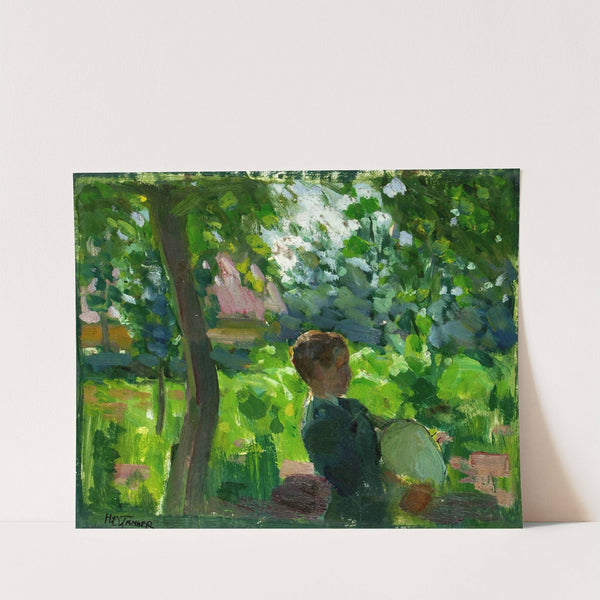 Study For The Bagpipe Lesson by Henry Ossawa Tanner