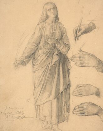 Study for the ‘Banner of Hyères’ (1842)