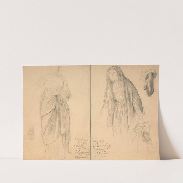 Study for the ‘Banner of Hyères’ (1842) by Louis Janmot