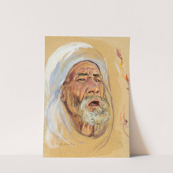 Study For The Central Figure In The Painting; The Procession (Al Massira) by Étienne Dinet