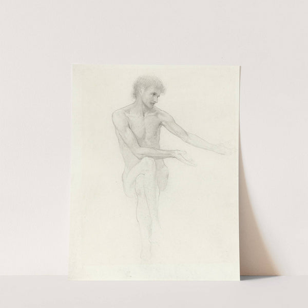 Study for the central figure of passing days by John Melhuish Strudwick