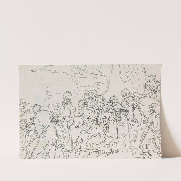 Study for the Death of a Knight by Benjamin West