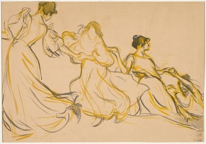 Study for the Decoration for the Salle des Fêtes for La Mairie du 11e arrondissement de Paris — size preview