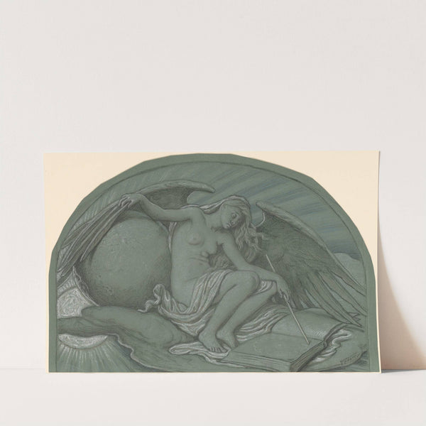 Study for ‘The Eclipse of the Sun by the Moon’ (1892) by Elihu Vedder