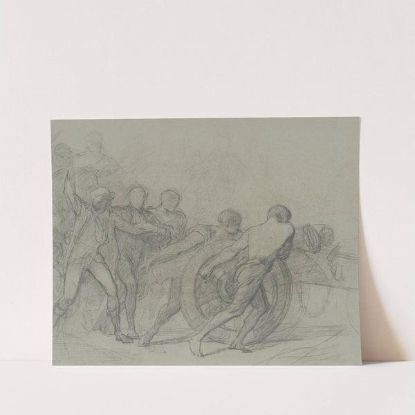 Study for 'The Enrollment of the Volunteers of 1792' by Thomas Couture