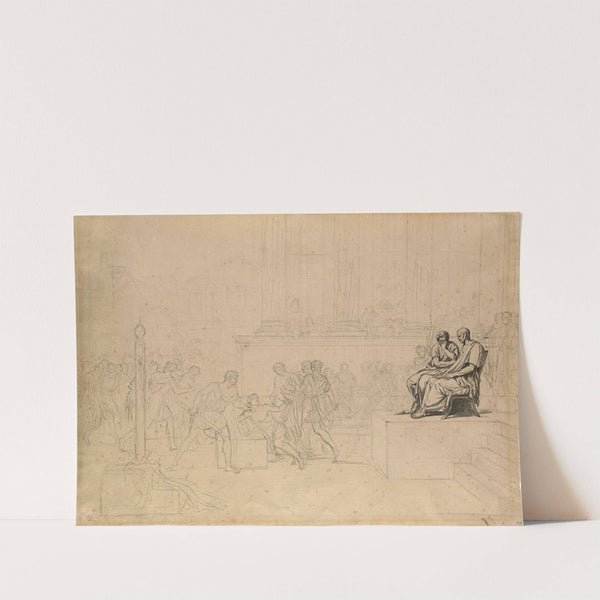 Study for the Execution of the Sons of Brutus by Jacques Louis David