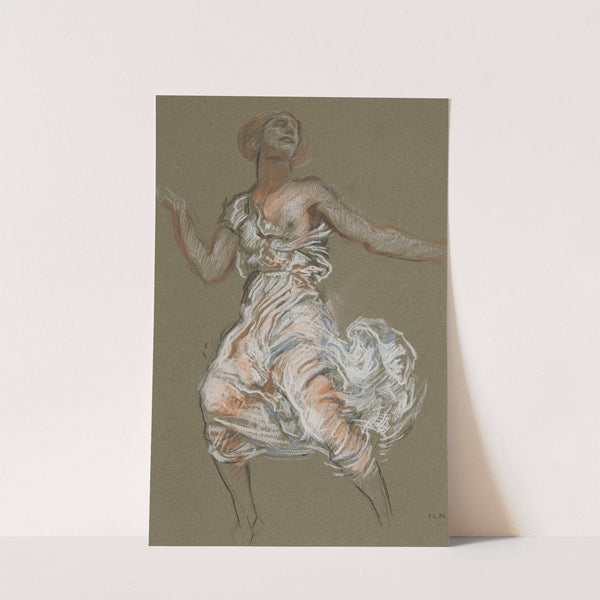 Study for the figure of 12 noon in ‘The Hours’ ceiling mural, House Chamber, Pennsylvania State Capitol at Harrisburg (1980) by Edwin Austin Abbey