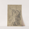Study for the figure of Astasius by Eustache Le Sueur
