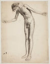 Study for the figure of Christ Crucified