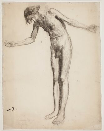 Study for the figure of Christ Crucified
