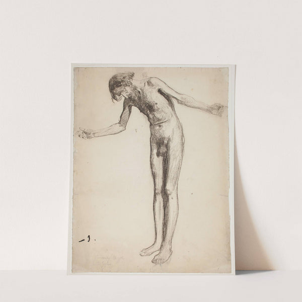 Study for the figure of Christ Crucified by Józef Mehoffer