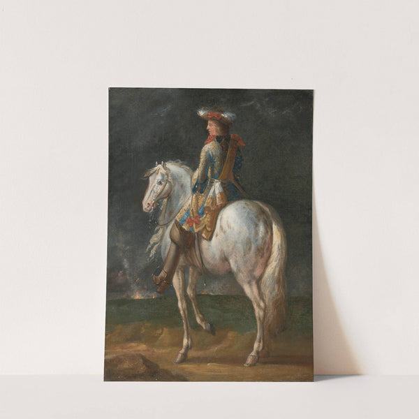 Study for the figure of eugene of savoy by Jan van Huchtenburg