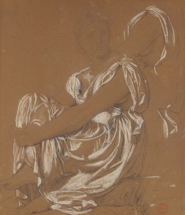 Study for the Figure of the Iliad in ‘The Apotheosis of Homer’
