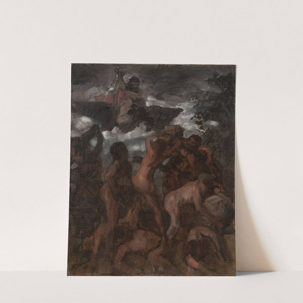 Study for the Gigantenschlacht by Wilhelm Trübner