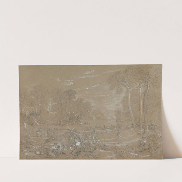 Study for ‘The Golden Age’ (1827) by Francis Danby